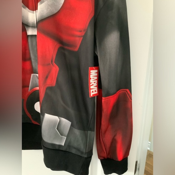MARVEL Deadpool Madengine Men’s Full Zip Hoodie Jumper Sweater SZ L/G BRAND NEW - Picture 5 of 13